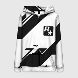 Женская толстовка на молнии Rockstar game pattern