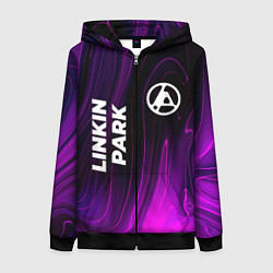 Женская толстовка на молнии Linkin Park 2024 violet plasma