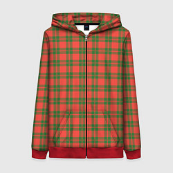 Женская толстовка на молнии Шотландский уют