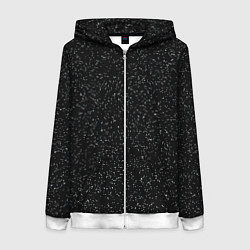 Женская толстовка на молнии Бескрайний космос в звездном небе