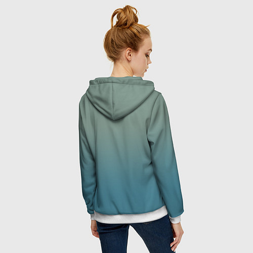 Женская толстовка на молнии Tank 500 / 3D-Белый – фото 4