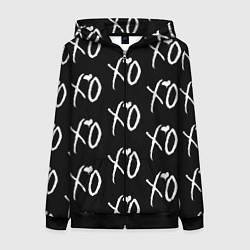 Толстовка на молнии женская The Weeknd XO, цвет: 3D-черный