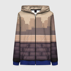 Женская толстовка на молнии Смотровая площадка