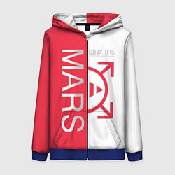 Женская толстовка на молнии 30 Seconds to Mars poster