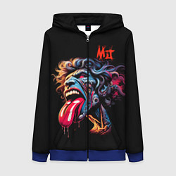 Женская толстовка на молнии Mick Jagger - Rolling Stones