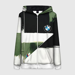 Женская толстовка на молнии BMW логотип