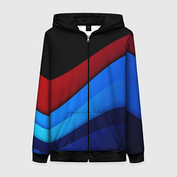Толстовка на молнии женская Multicoloured, цвет: 3D-черный