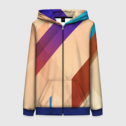 Женская толстовка на молнии Multicolored