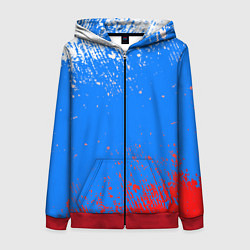 Женская толстовка на молнии Патриот - флаг