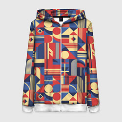 Женская толстовка на молнии Геометрический карнавал