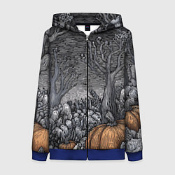 Женская толстовка на молнии Осенние шалости духов