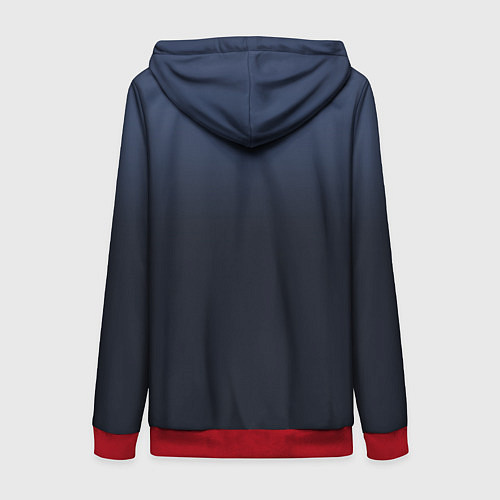 Женская толстовка на молнии Жених / 3D-Красный – фото 2