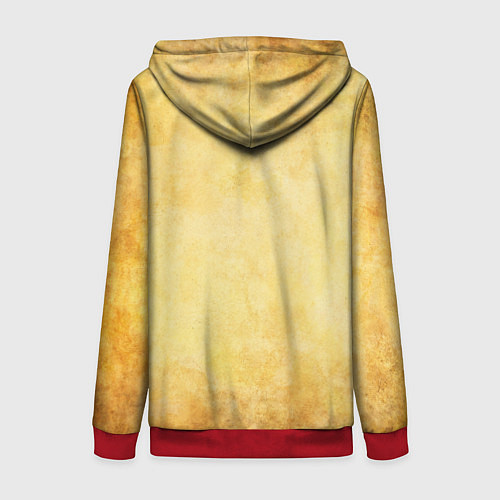 Женская толстовка на молнии Кайфушки / 3D-Красный – фото 2