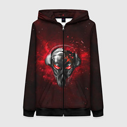 Женская толстовка на молнии Pirate Station: Blood Face