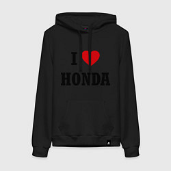 Женская толстовка-худи I love Honda