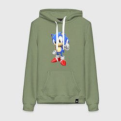 Женская толстовка-худи Classic Sonic