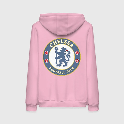 Женская толстовка-худи Chelsea FC / Светло-розовый – фото 2