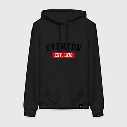 Женская толстовка-худи FC Everton Est. 1878