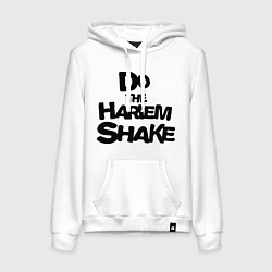 Женская толстовка-худи Do the harlem shake надпись
