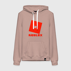 Женская толстовка-худи Roblox Logo