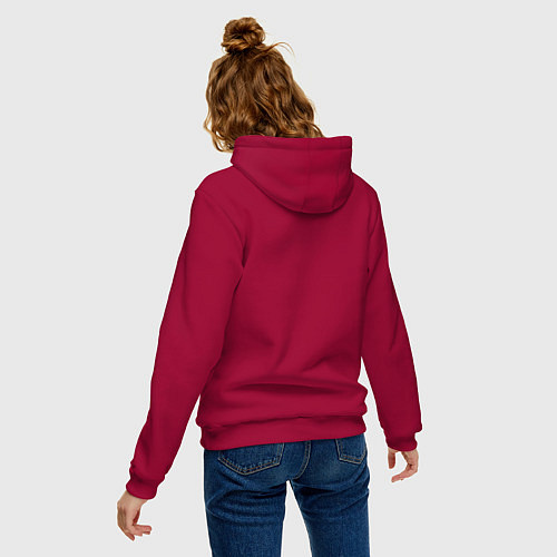 Женская толстовка-худи Lil Peep / Маджента – фото 4