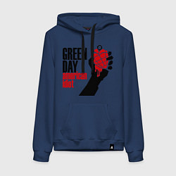 Женская толстовка-худи Green Day: American idiot
