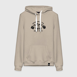 Женская толстовка-худи Горы зовут