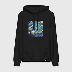 Женская толстовка-худи Звездная ночь