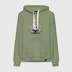 Женская толстовка-худи Hollow knight Полый рыцарь