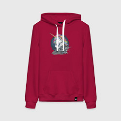 Женская толстовка-худи Единорог Rock