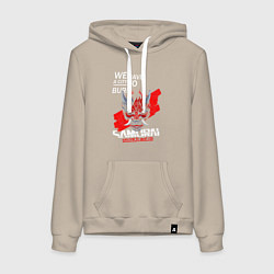 Женская толстовка-худи WELCOME TO NIGHT CITY