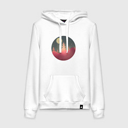 Женская толстовка-худи Полнолуние