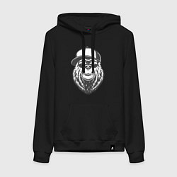 Женская толстовка-худи Медведь