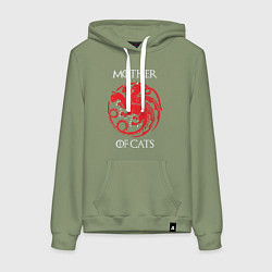 Женская толстовка-худи Мать Котов
