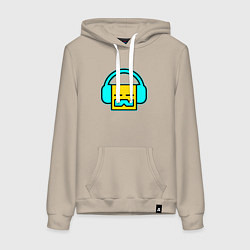 Женская толстовка-худи Geometry Dash: Music