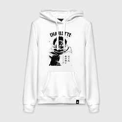 Толстовка-худи хлопковая женская Шарлотта Катакури One Piece, цвет: белый