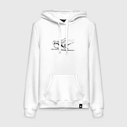 Женская толстовка-худи Динозавры Dinos Z