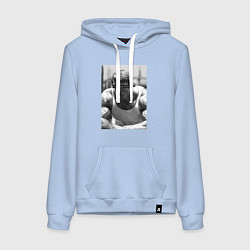 Женская толстовка-худи Качай железо Pumping iron