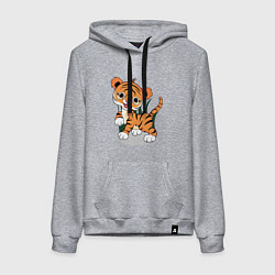 Женская толстовка-худи Тигренок