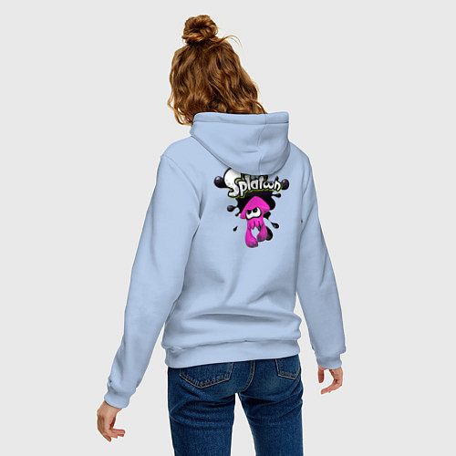 Женская толстовка-худи Splatoon Gun / Мягкое небо – фото 4