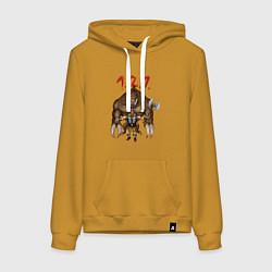 Женская толстовка-худи Разнос на 121