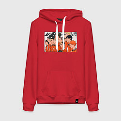 Женская толстовка-худи Карасуно все в сборе Haikyuu волейбол