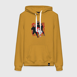 Женская толстовка-худи JUJutsu kaisen Трио итадори мегуми нобара