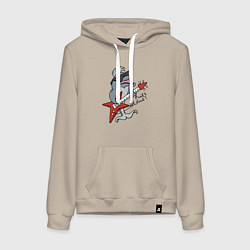 Женская толстовка-худи Punks not dead!