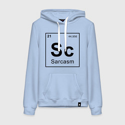 Женская толстовка-худи САРКАЗМ - SARCASM, Sc Таблица Менделеева