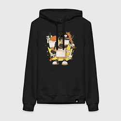 Женская толстовка-худи CTRLALTDEL для программиста