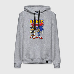 Женская толстовка-худи ЕЖ СОНИК SONIC THE HEDGEHOG