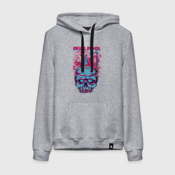 Женская толстовка-худи Череп с бассейном