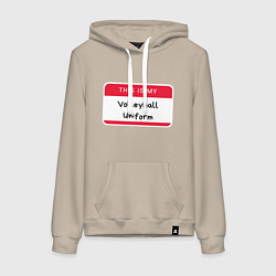 Женская толстовка-худи Volleyball Uniform