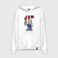 Женская толстовка-худи Nikola Jokic